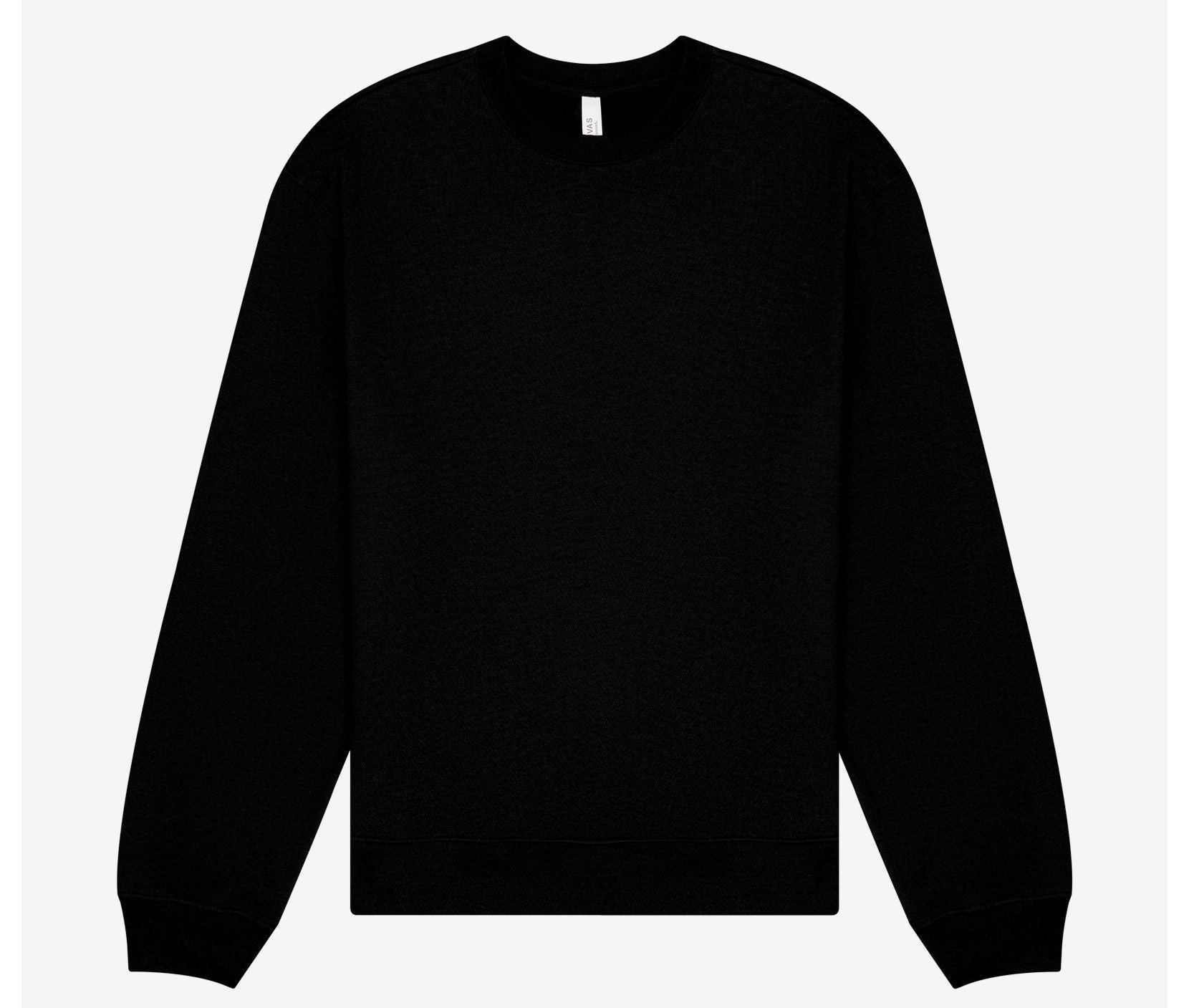 Sweat Unisexe Col Rond - Black