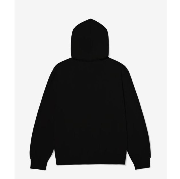 Sweat à Capuche Lourd Zippé - Black
