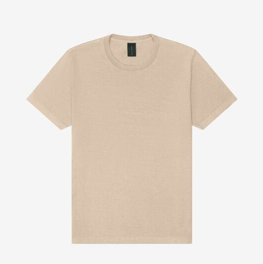 Tee-Shirt Lourd Délavé - Khaki