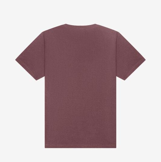 Tee-Shirt Lourd Délavé - Washed Maroon