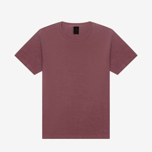 Tee-Shirt Lourd Délavé - Washed Maroon