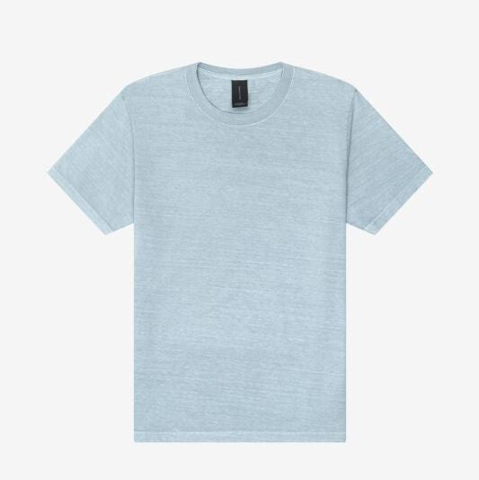 Tee-Shirt Lourd Délavé - Light Washed Denim
