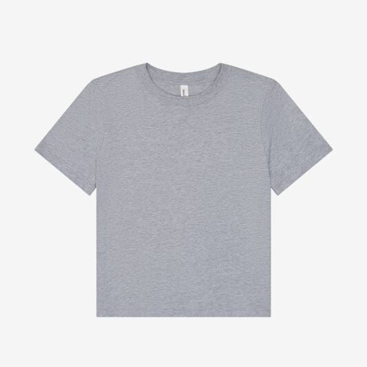 Tee-Shirt Femme Lourd Boxy - Athletic Heather