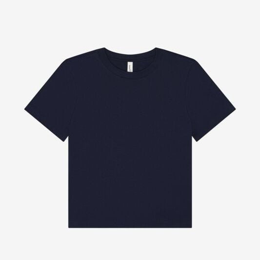 Tee-Shirt Femme Lourd Boxy - Navy