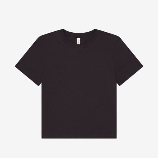 Tee-Shirt Femme Lourd Boxy - Dark Grey