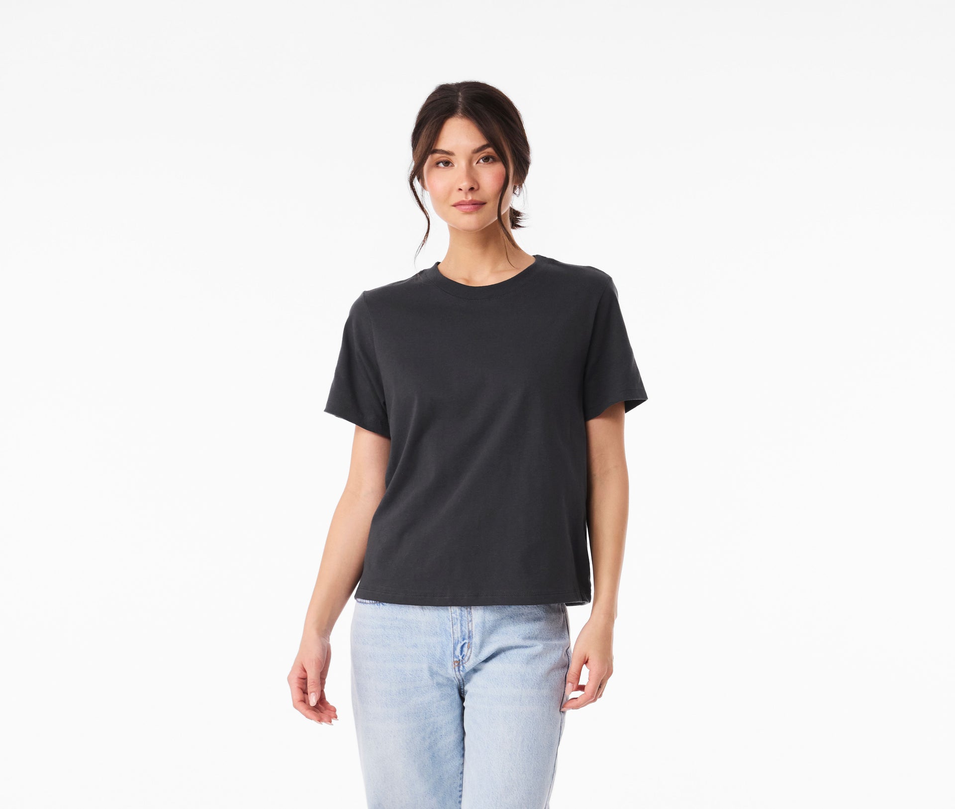 Tee-shirt femme lourd boxy