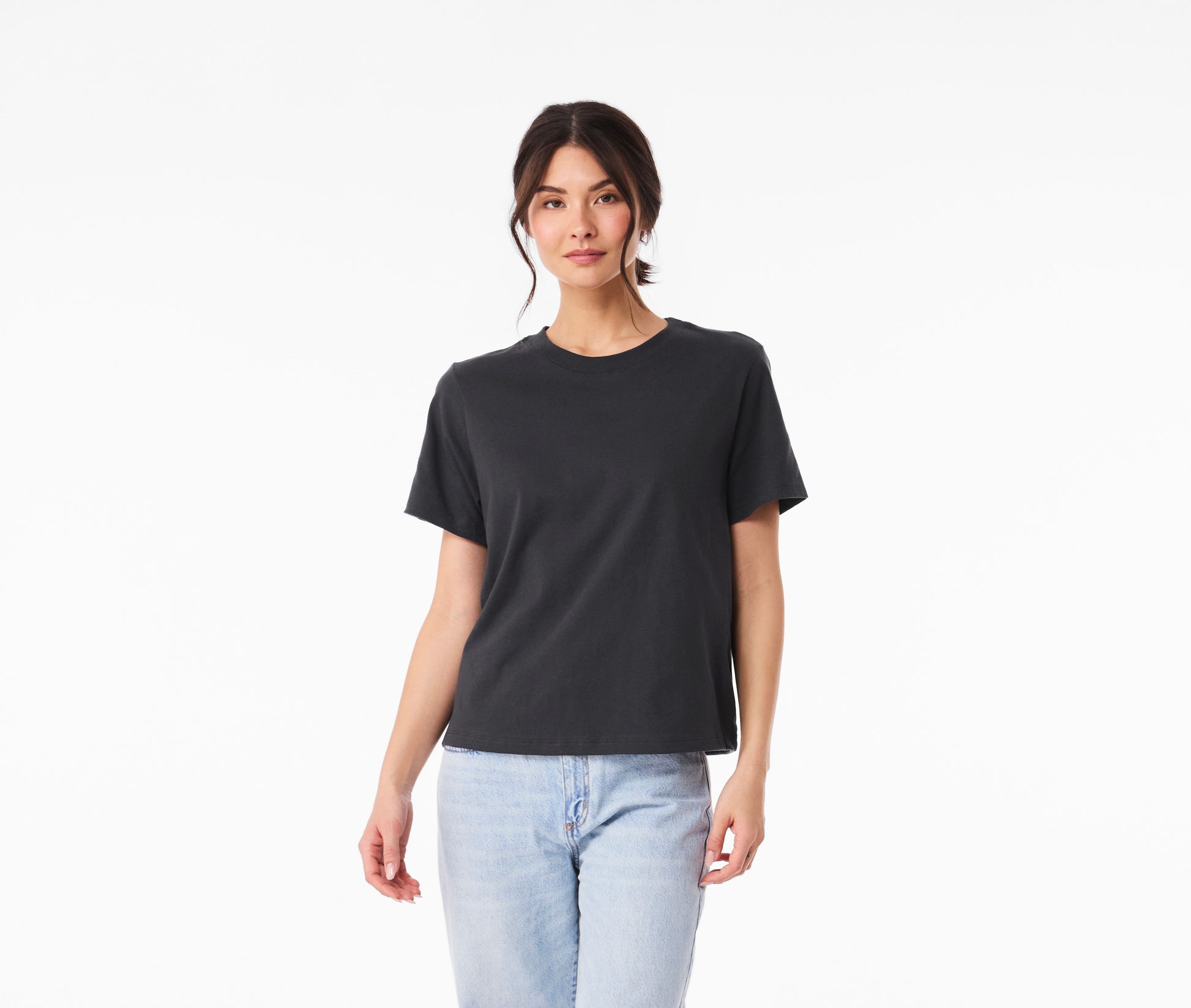 Tee-shirt femme lourd boxy