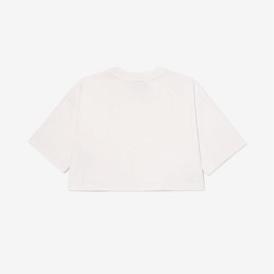 Tee-Shirt Court Délavé - Vintage White
