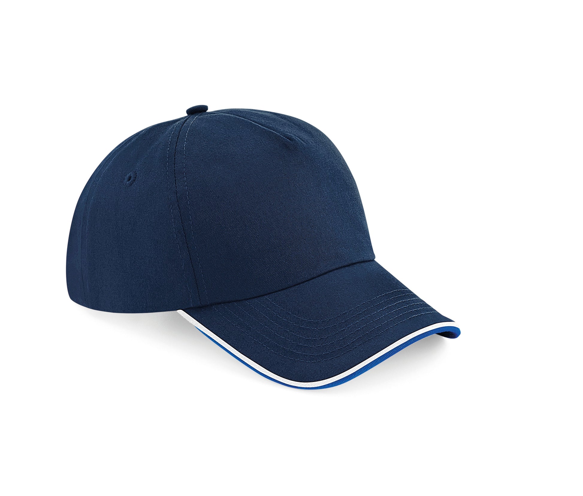 Casquette Authentic Visière Passepoilée - French Navy/bright Royal/white