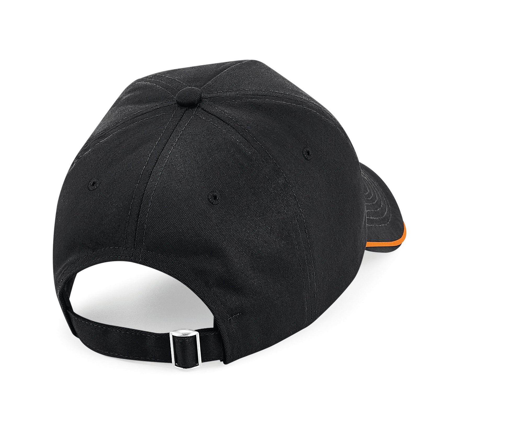 Casquette Authentic Visière Passepoilée - Black/orange