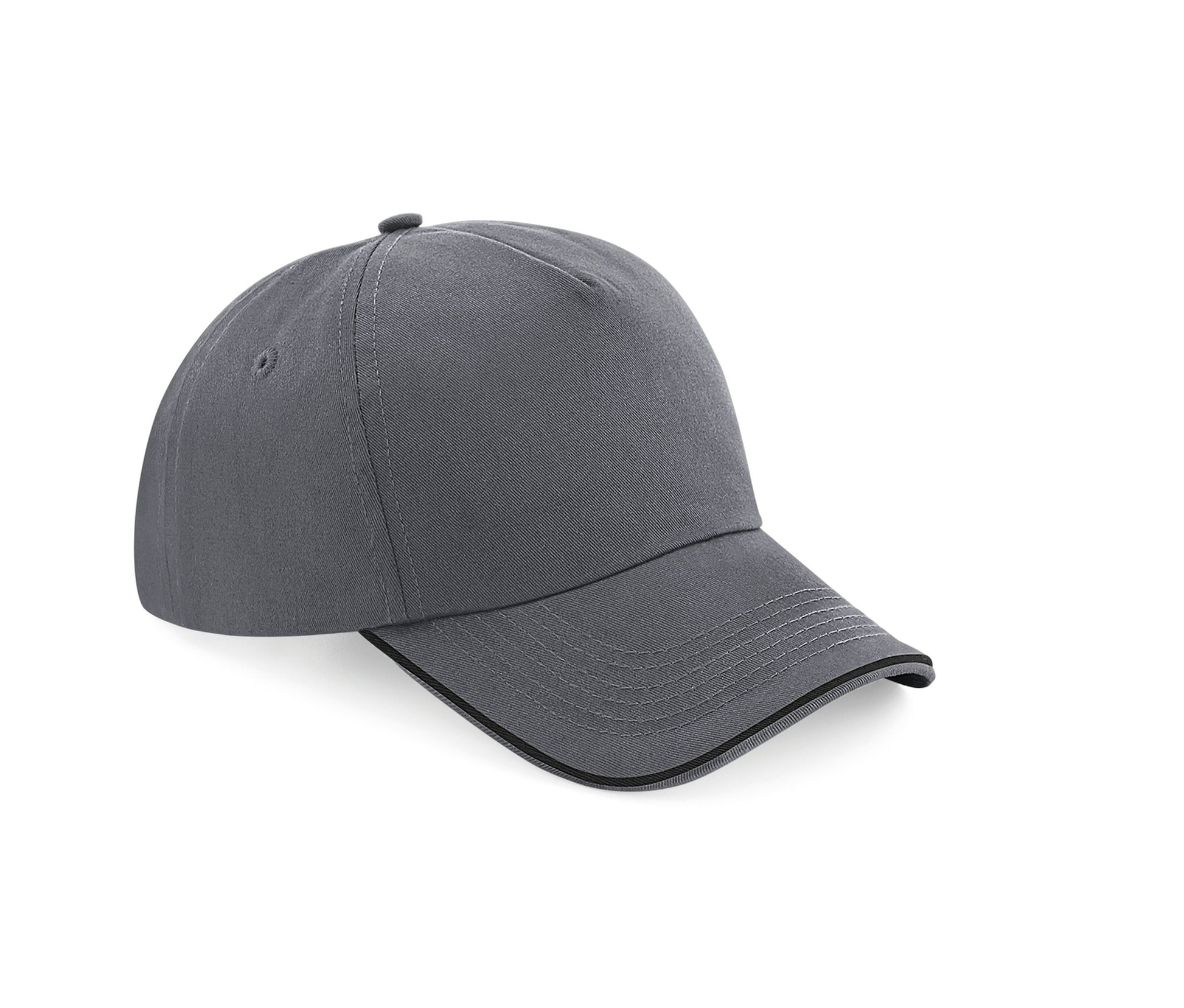 Casquette Authentic Visière Passepoilée - Graphite Grey / Black