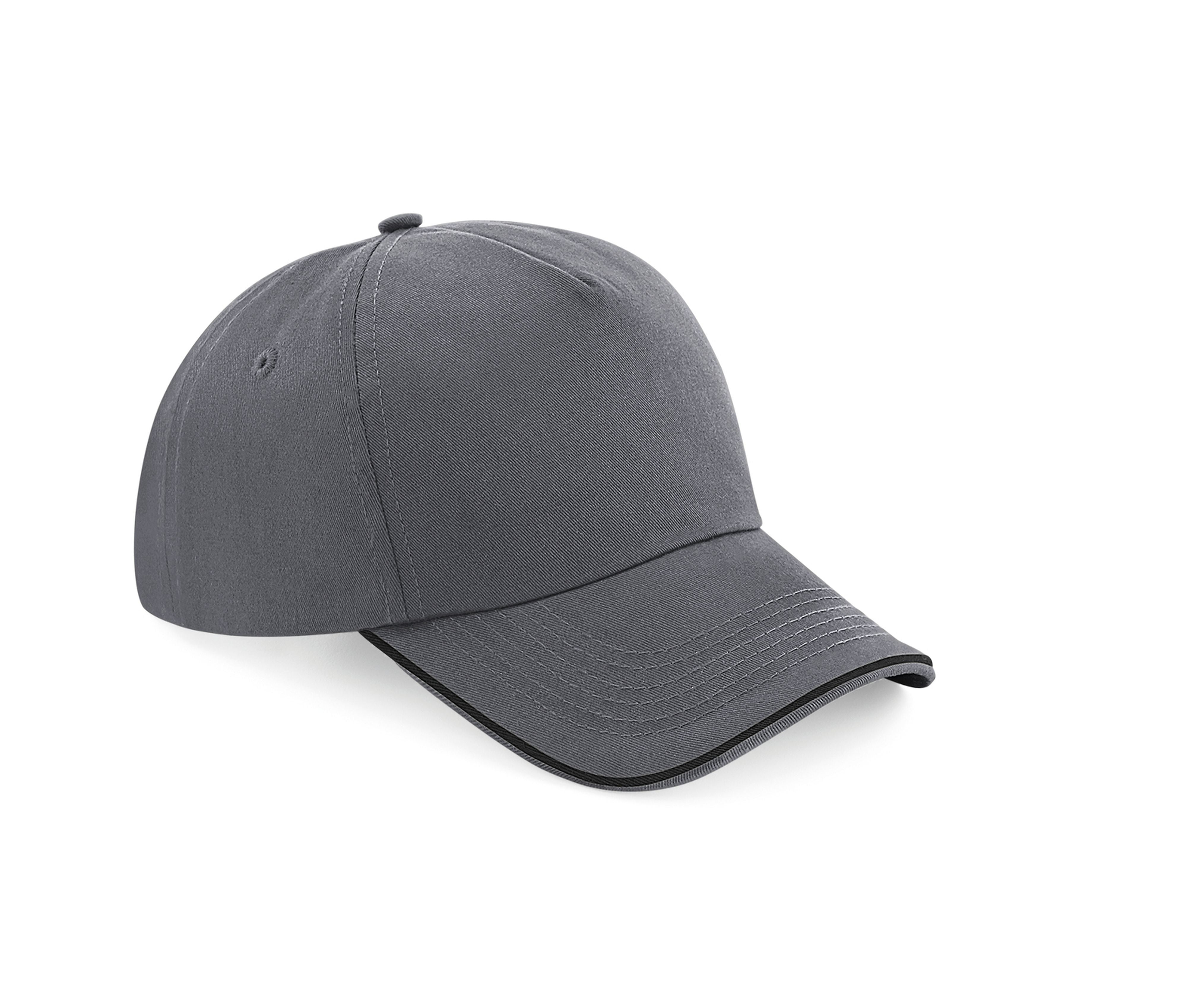 Casquette Authentic Visière Passepoilée - Graphite Grey / Black