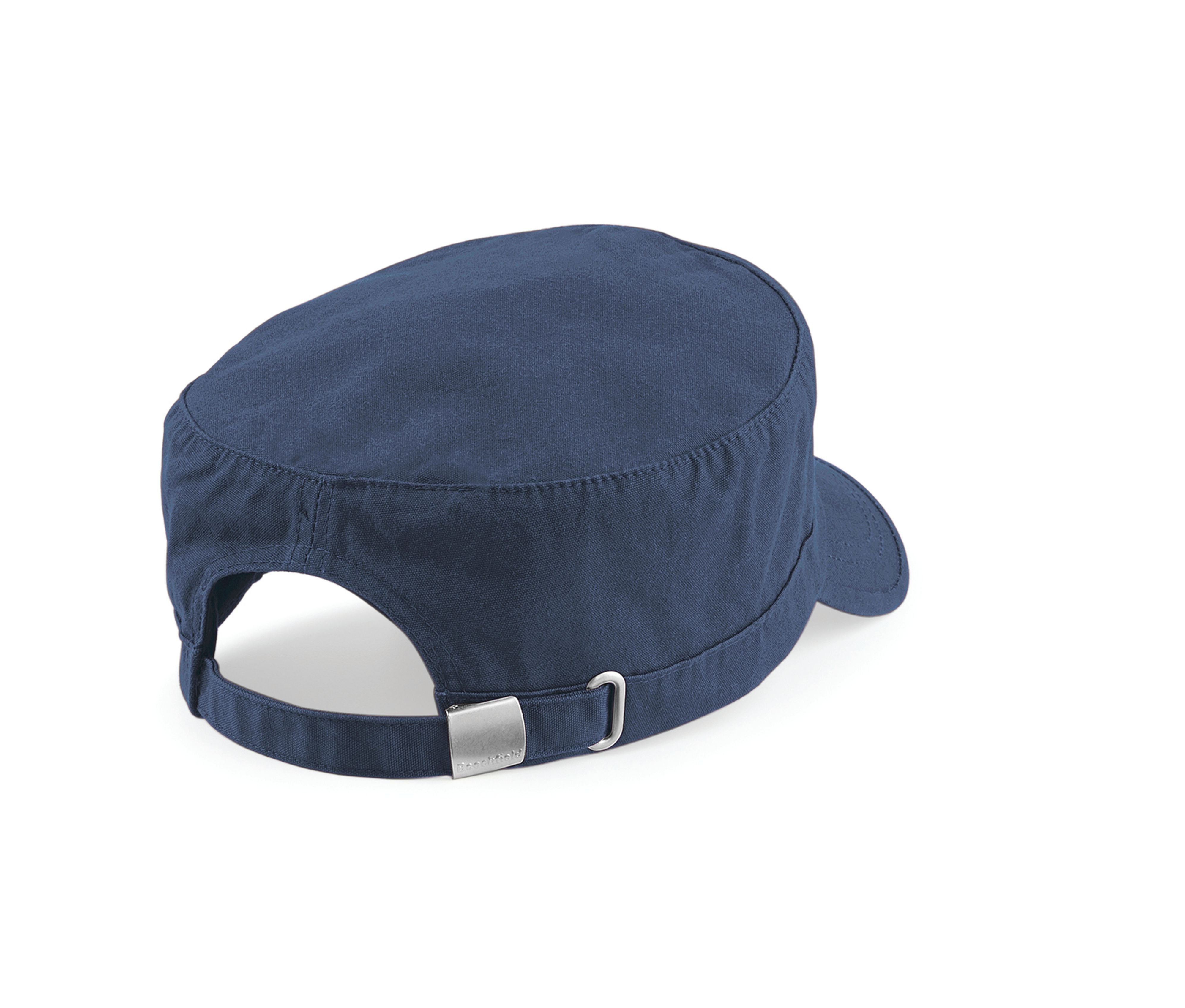 Casquette Armée Coton en Lourd Délavé - Navy