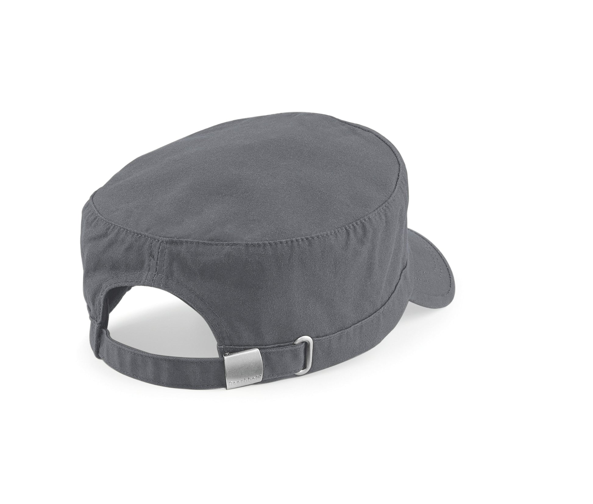 Casquette Armée Coton en Lourd Délavé - Graphite Grey