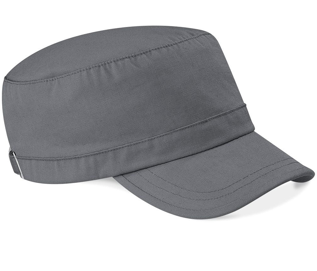 Casquette Armée Coton en Lourd Délavé - Graphite Grey