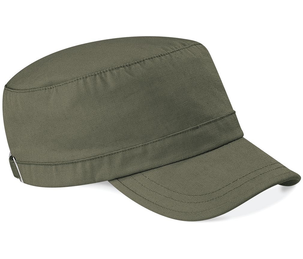 Casquette Armée Coton en Lourd Délavé - Olive