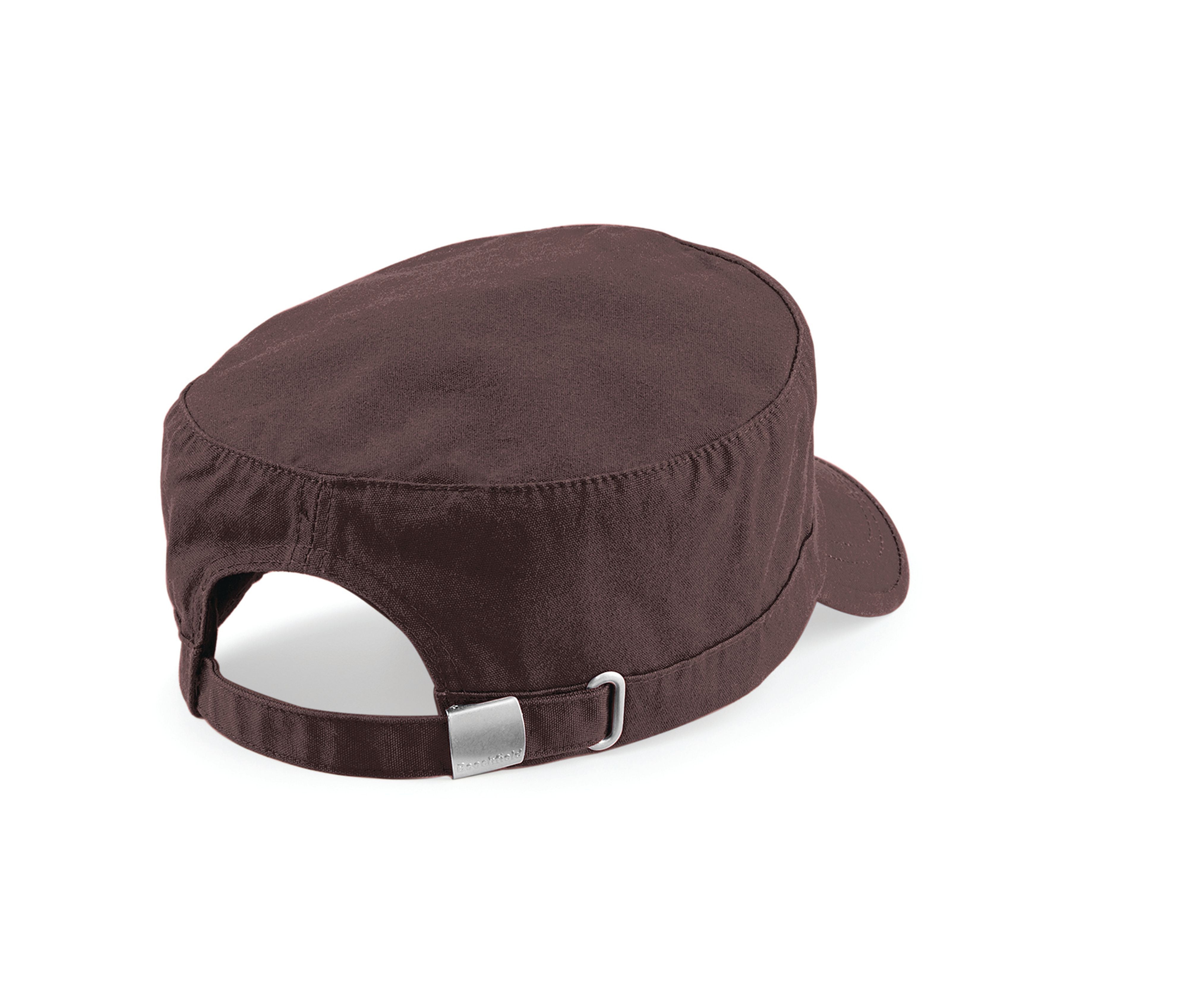 Casquette Armée Coton en Lourd Délavé - Chocolate