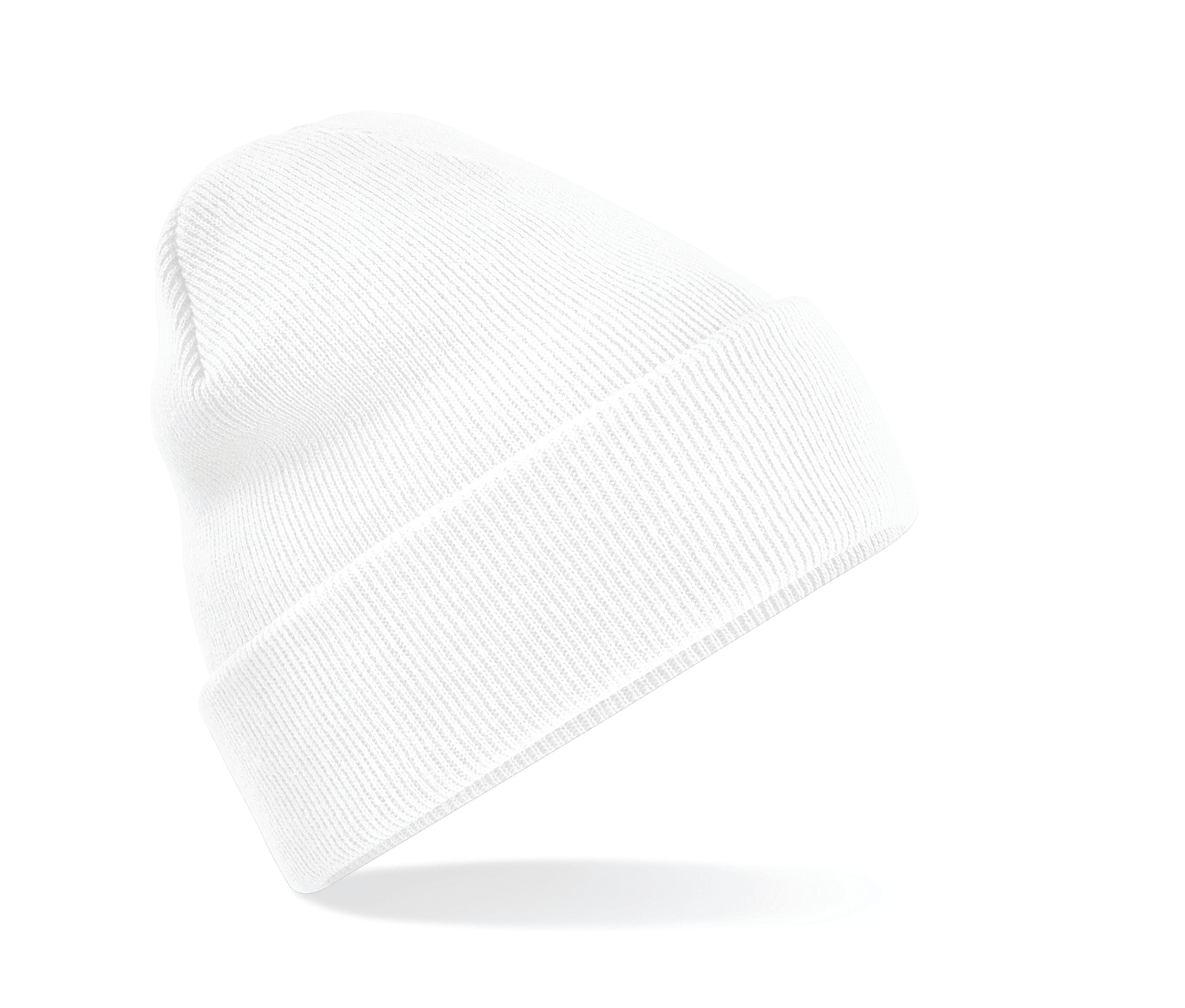 Bonnet Acrylique Avec Rabat - White