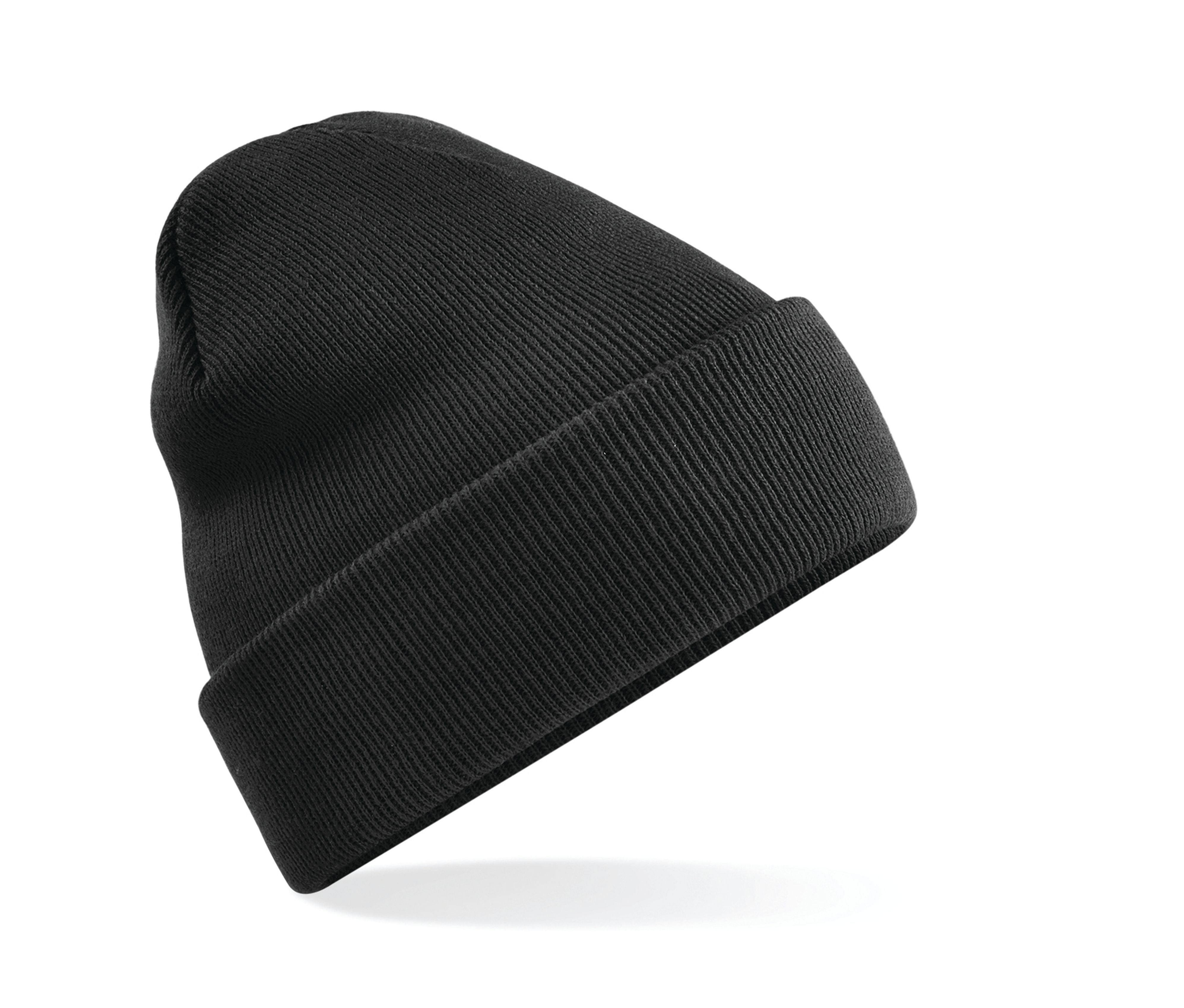 Bonnet Acrylique Avec Rabat - Black