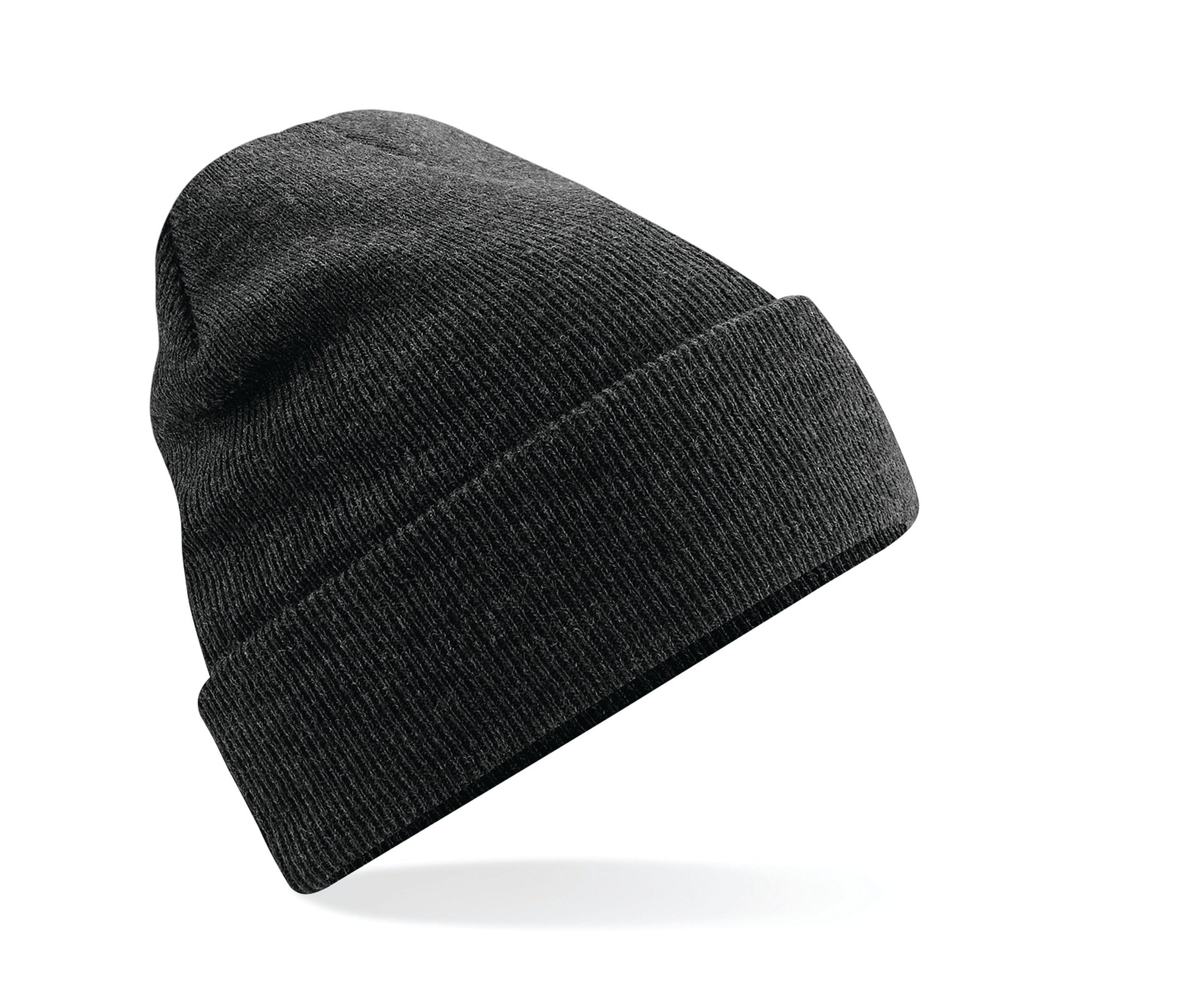 Bonnet Acrylique Avec Rabat - Charcoal