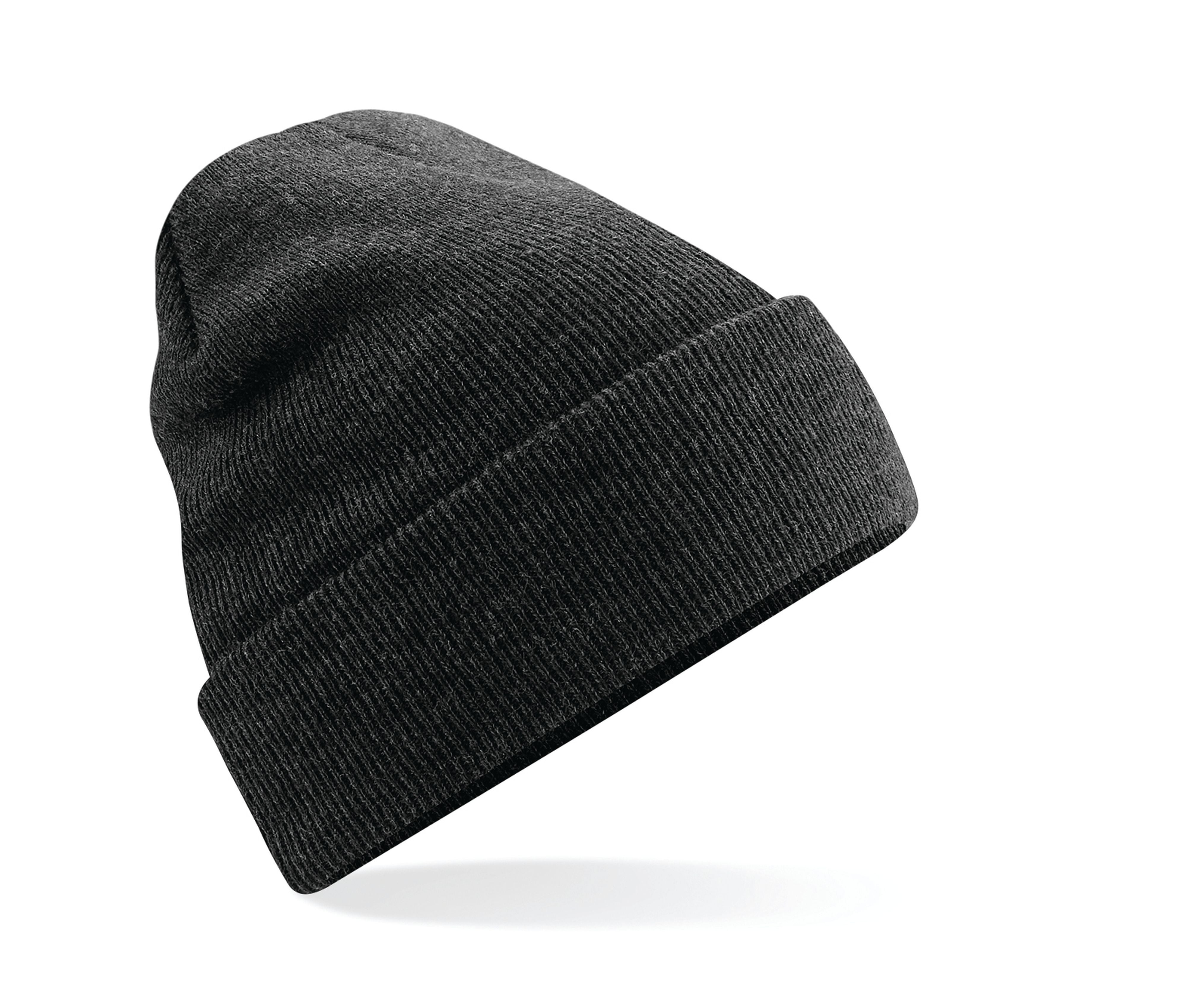 Bonnet Acrylique Avec Rabat - Charcoal
