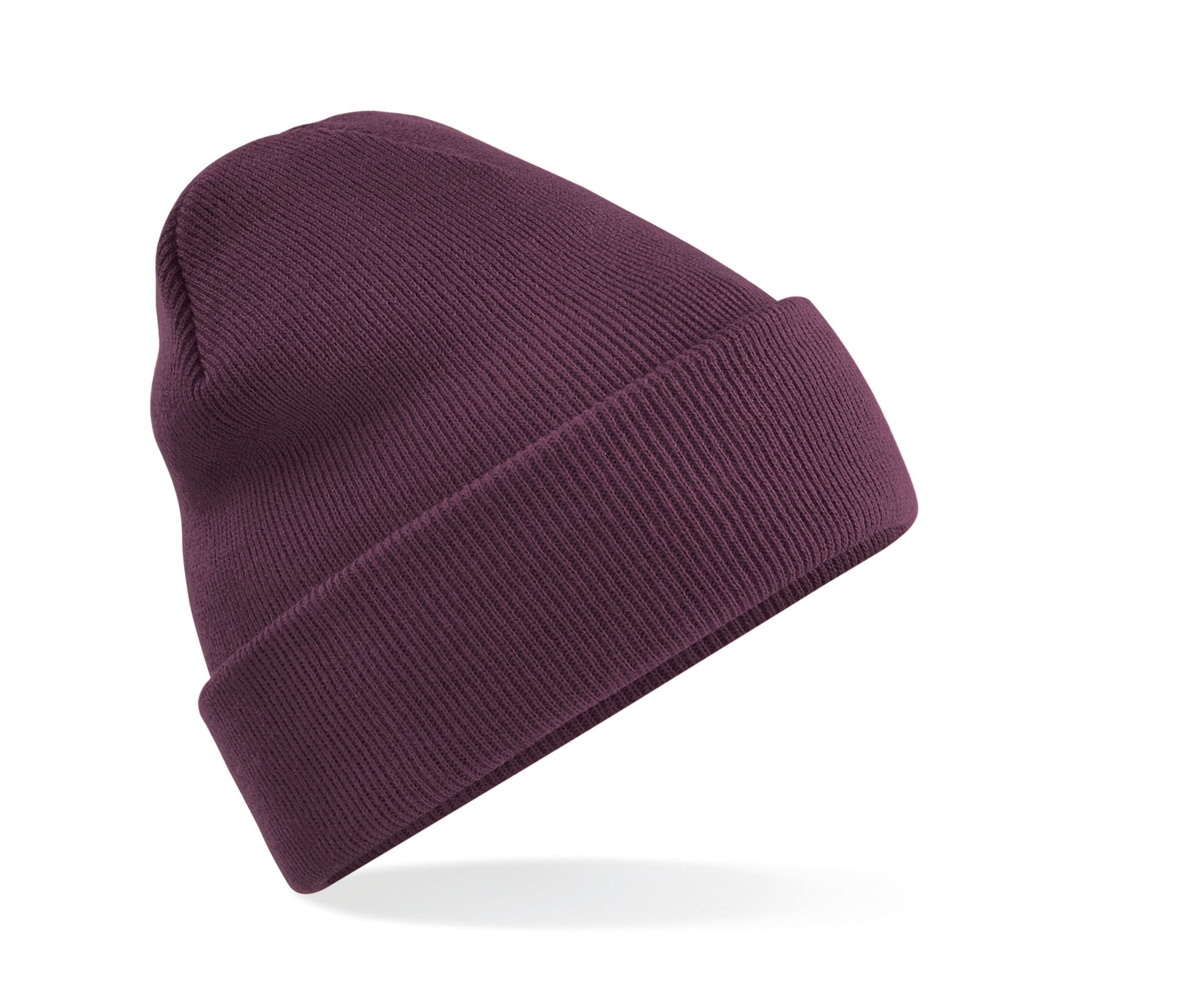 Bonnet Acrylique Avec Rabat - Plum