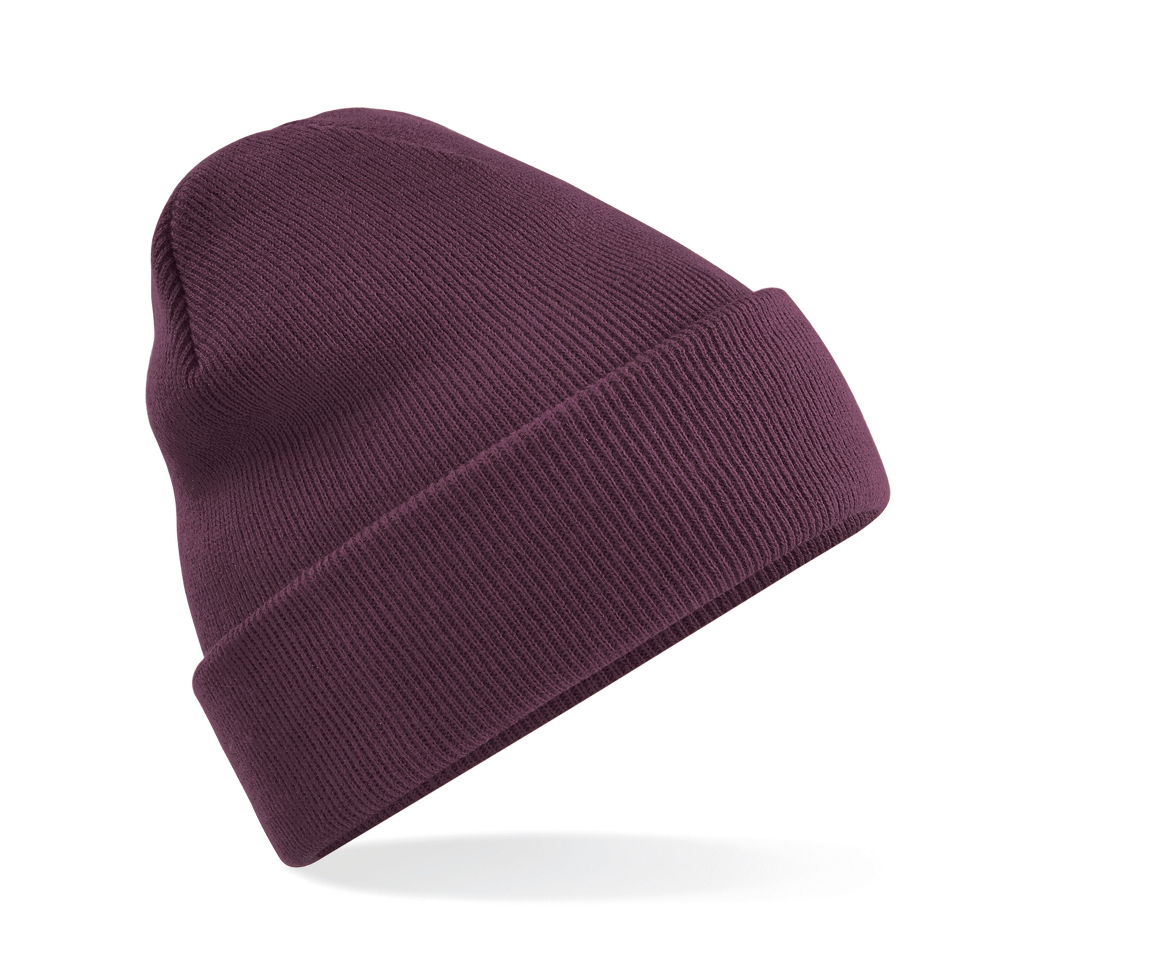 Bonnet Acrylique Avec Rabat - Plum