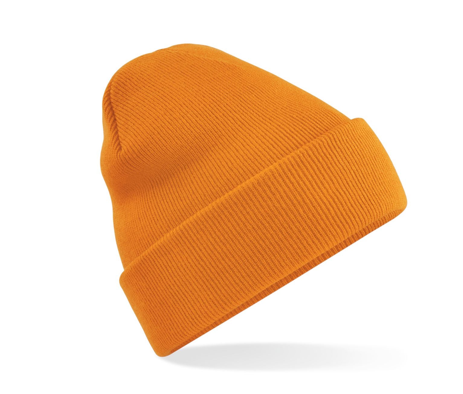 Bonnet Acrylique Avec Rabat - Orange