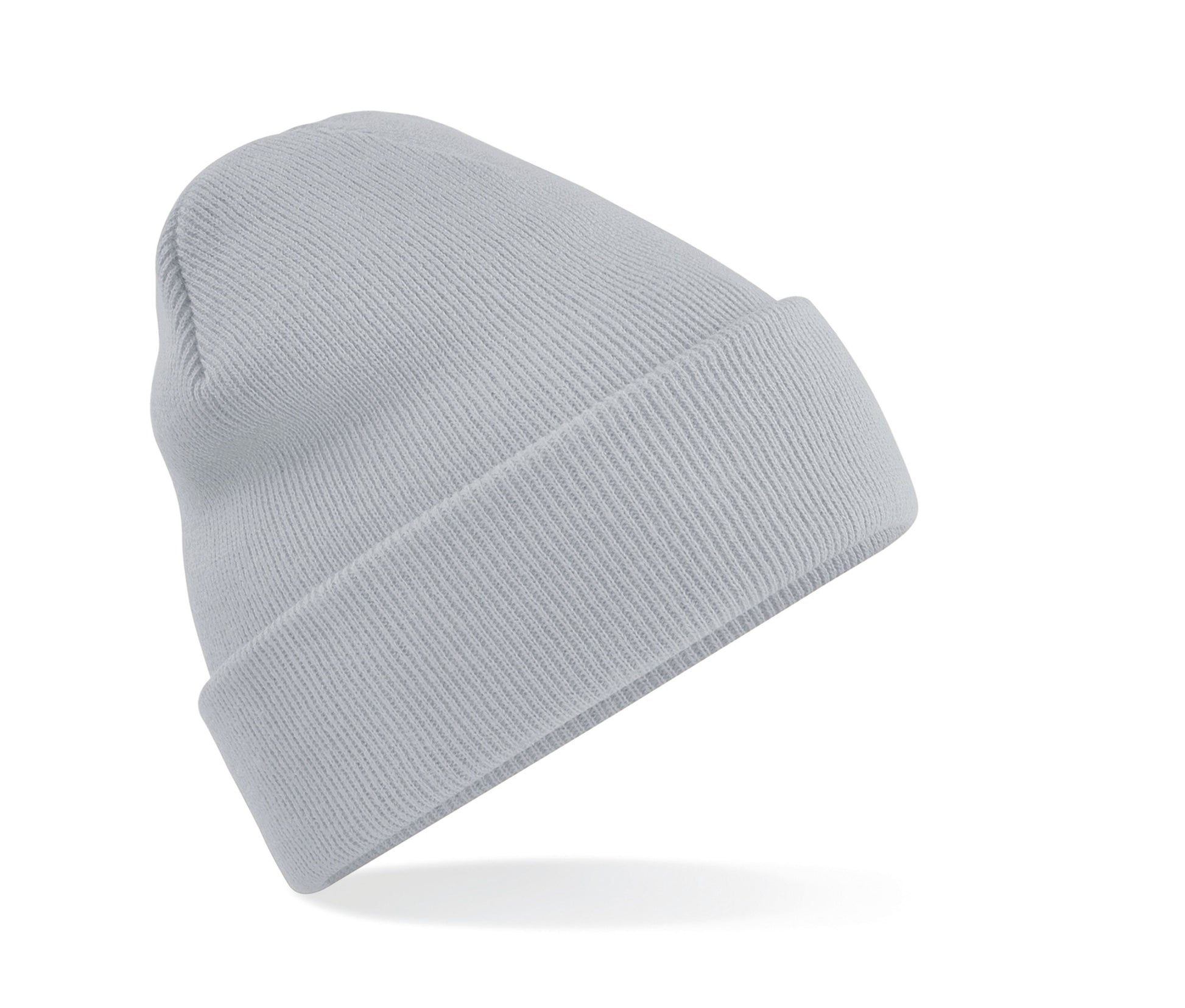 Bonnet Acrylique Avec Rabat - Light Grey