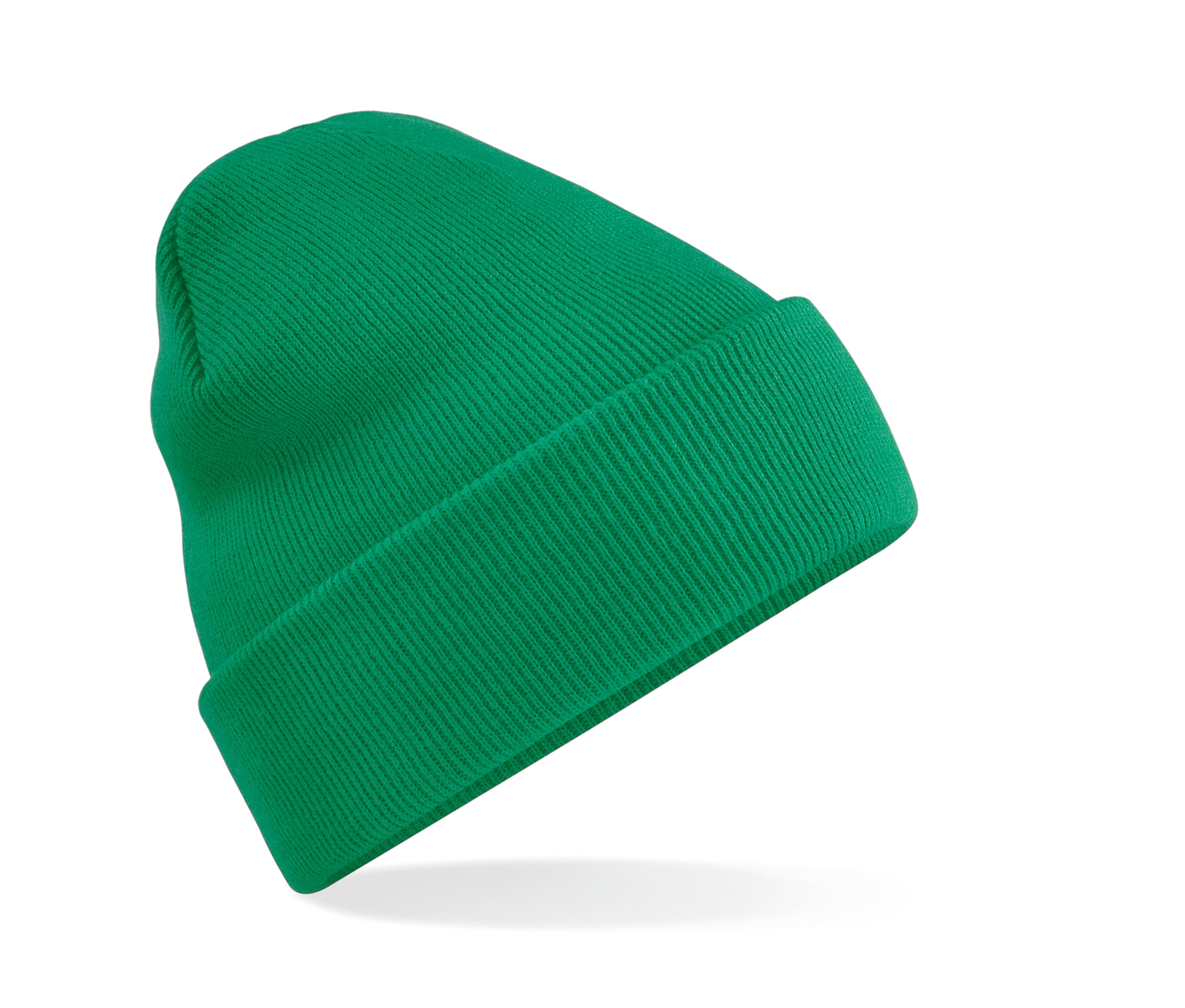 Bonnet Acrylique Avec Rabat - Kelly Green