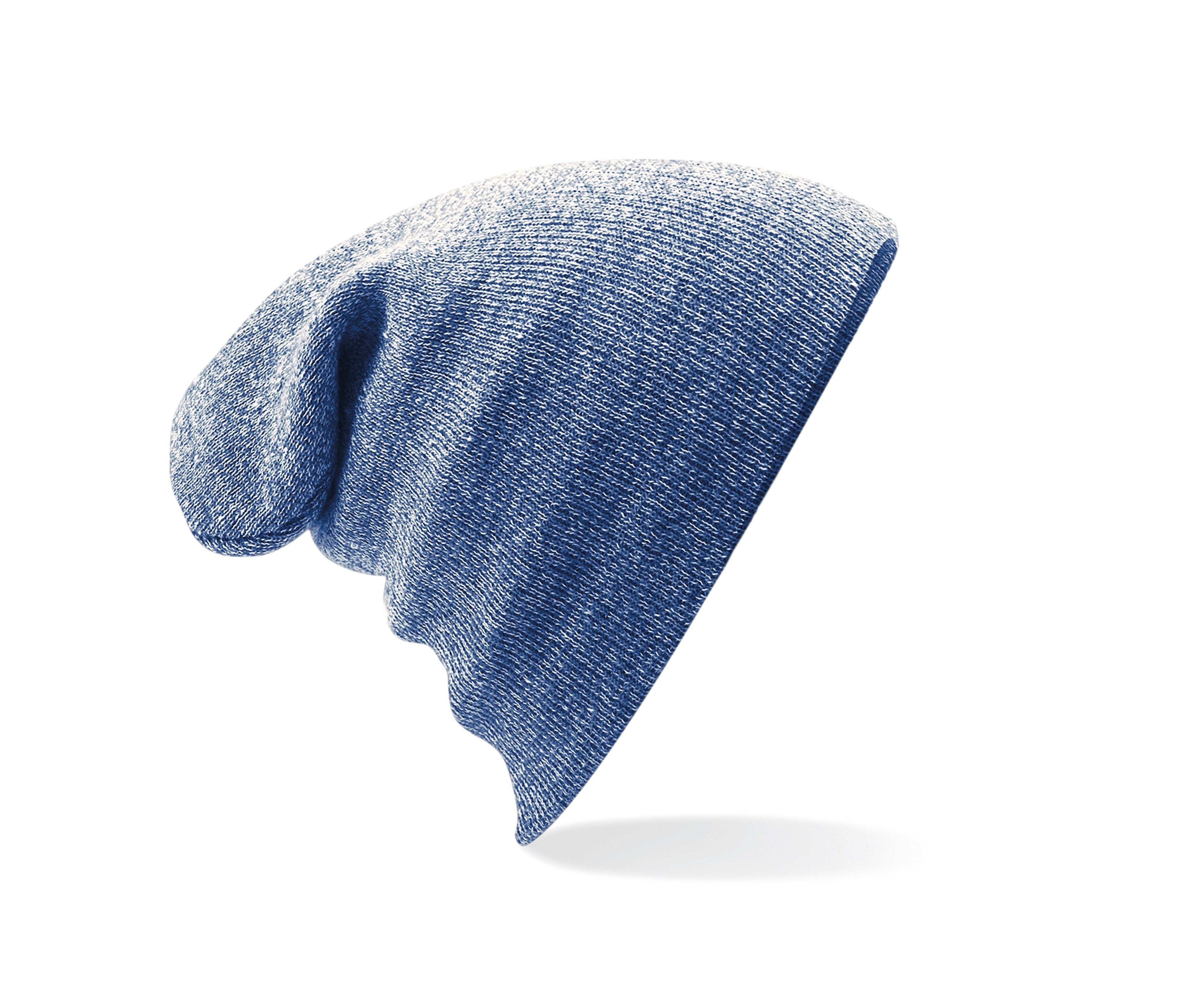 Bonnet Acrylique Avec Rabat - Heather Navy