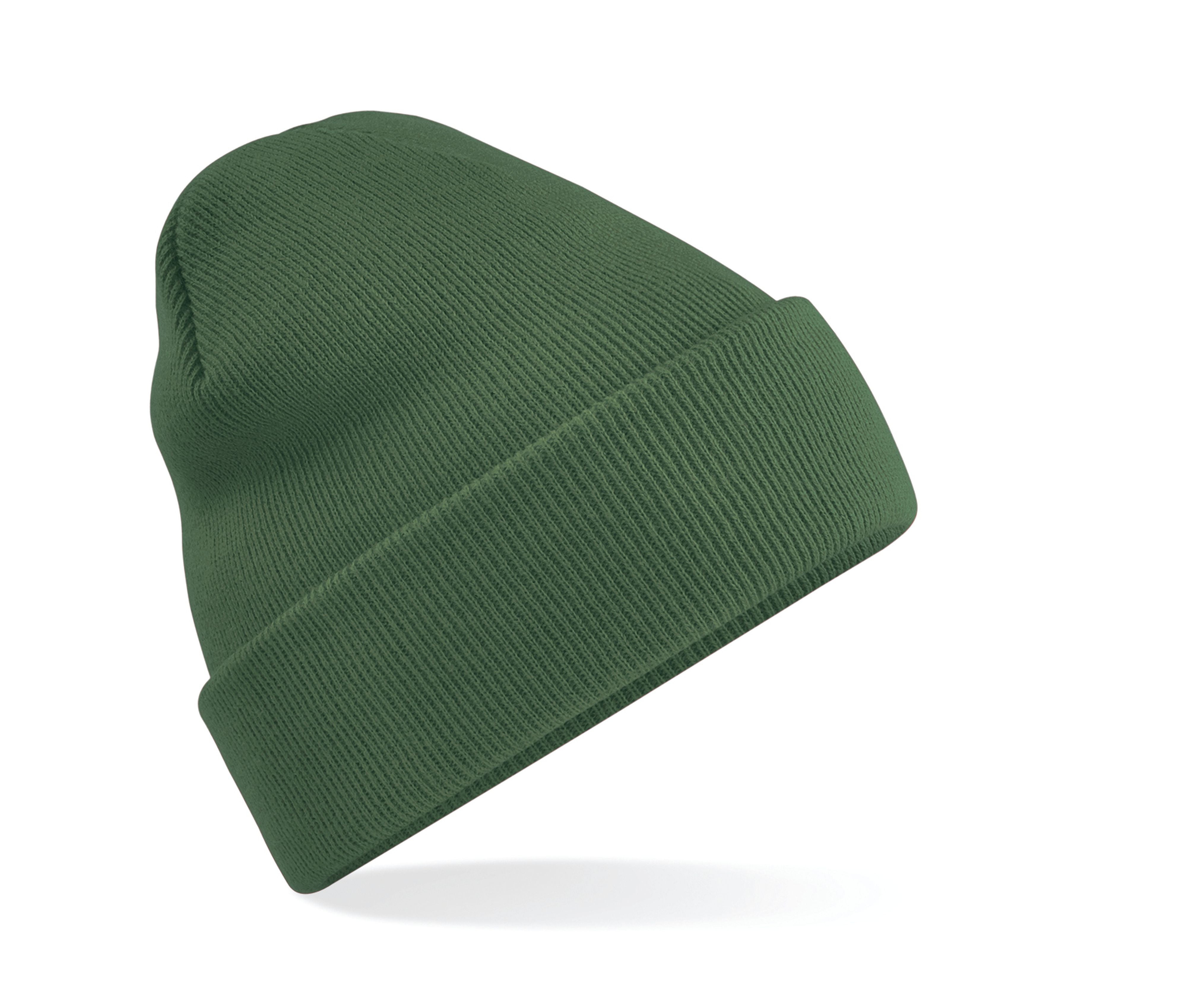 Bonnet Acrylique Avec Rabat - Green Moss
