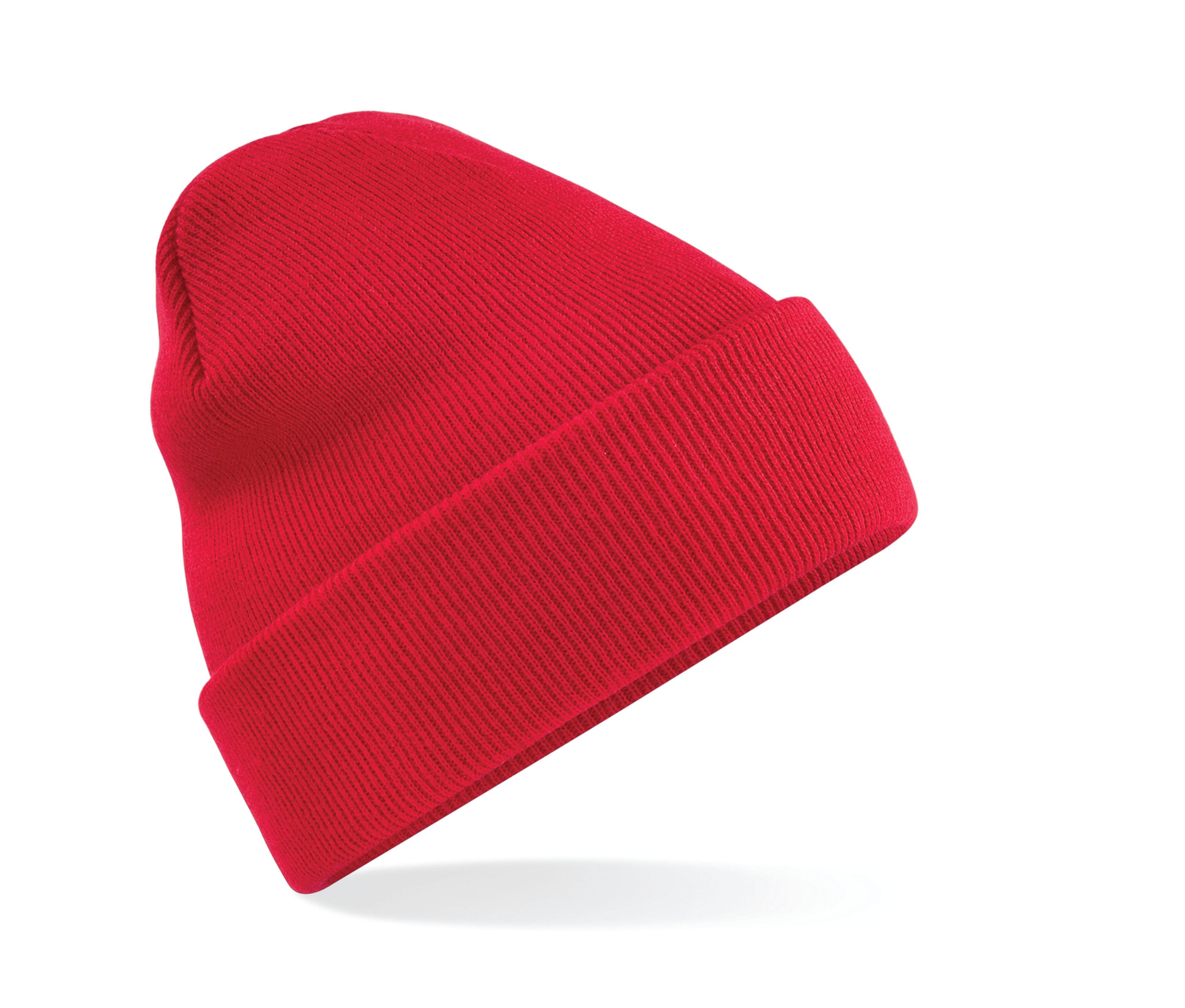 Bonnet Acrylique Avec Rabat - Classic Red