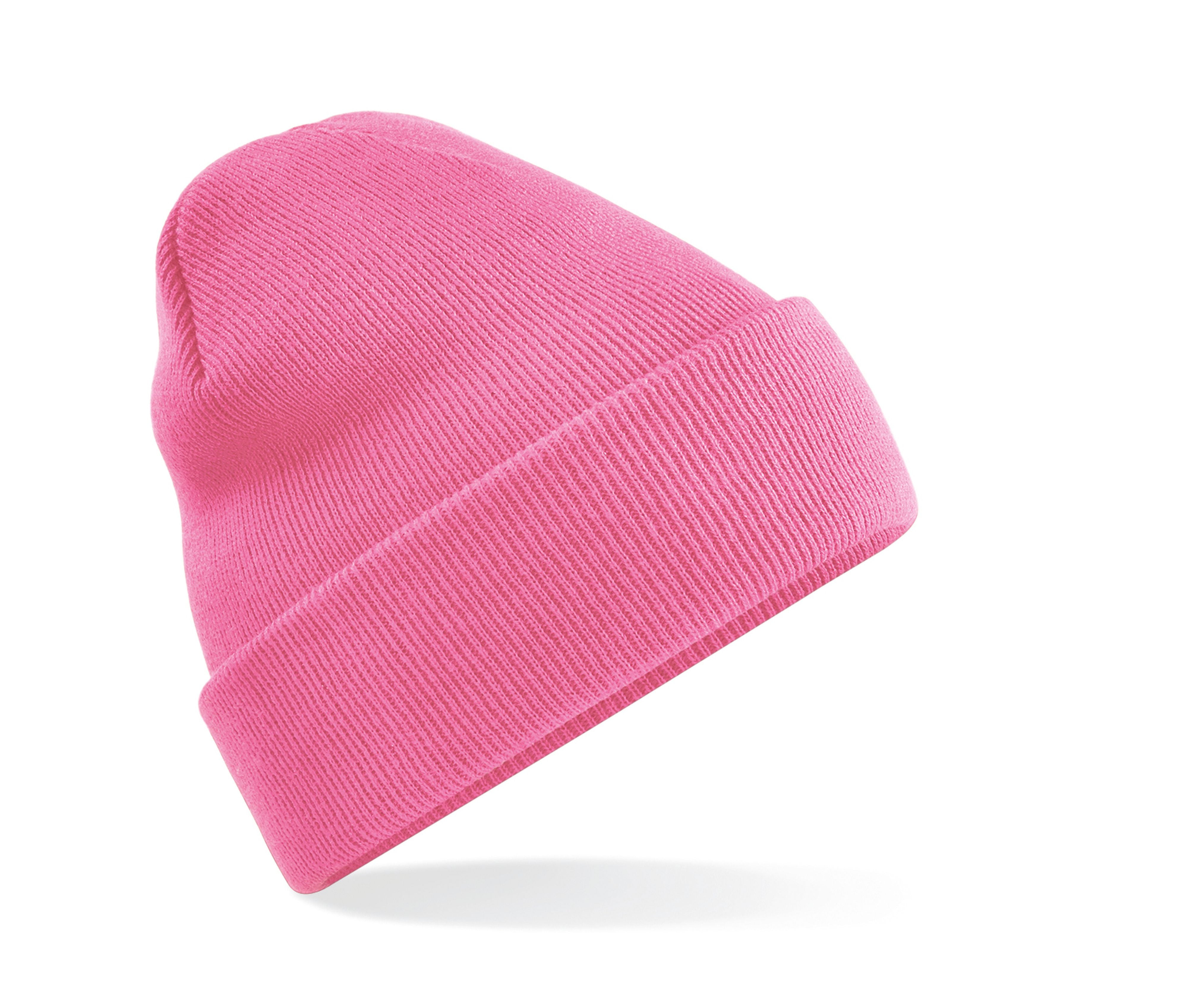 Bonnet Acrylique Avec Rabat - True Pink