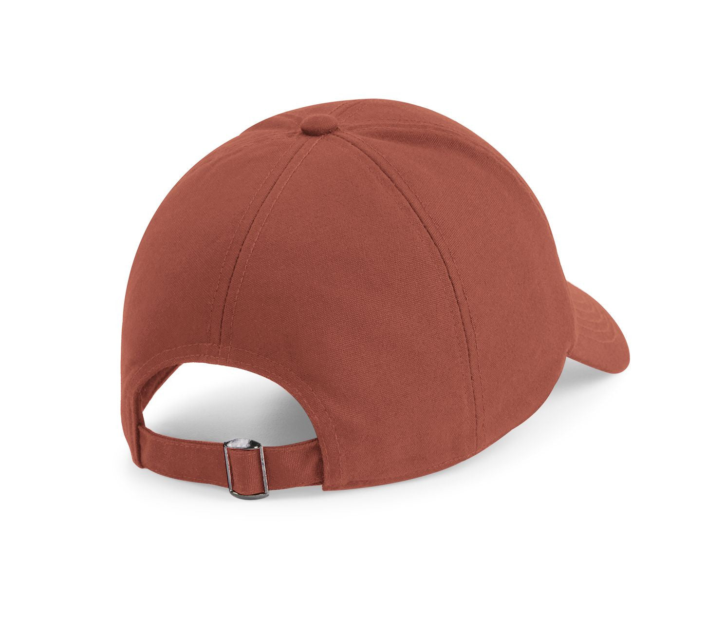 Casquette 6 Pans en Coton Organique - Terracotta