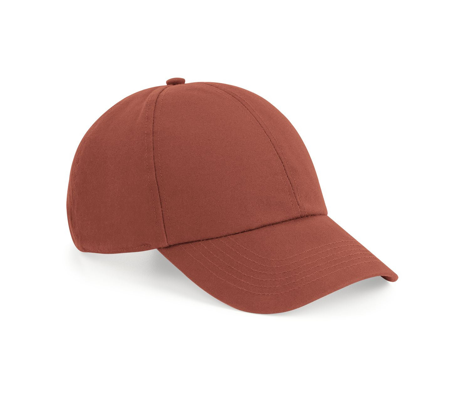 Casquette 6 Pans en Coton Organique - Terracotta