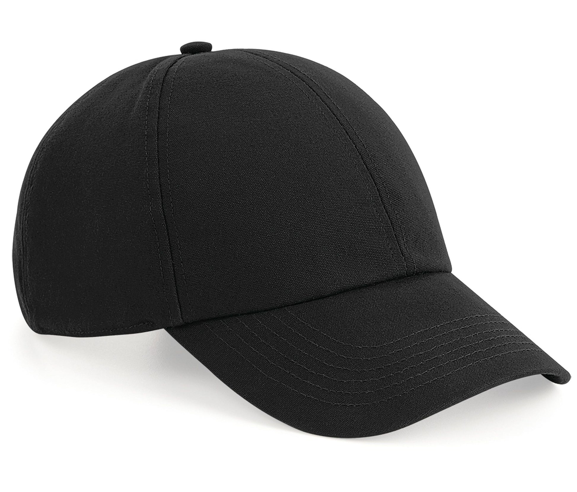Casquette 6 Pans en Coton Organique - Black