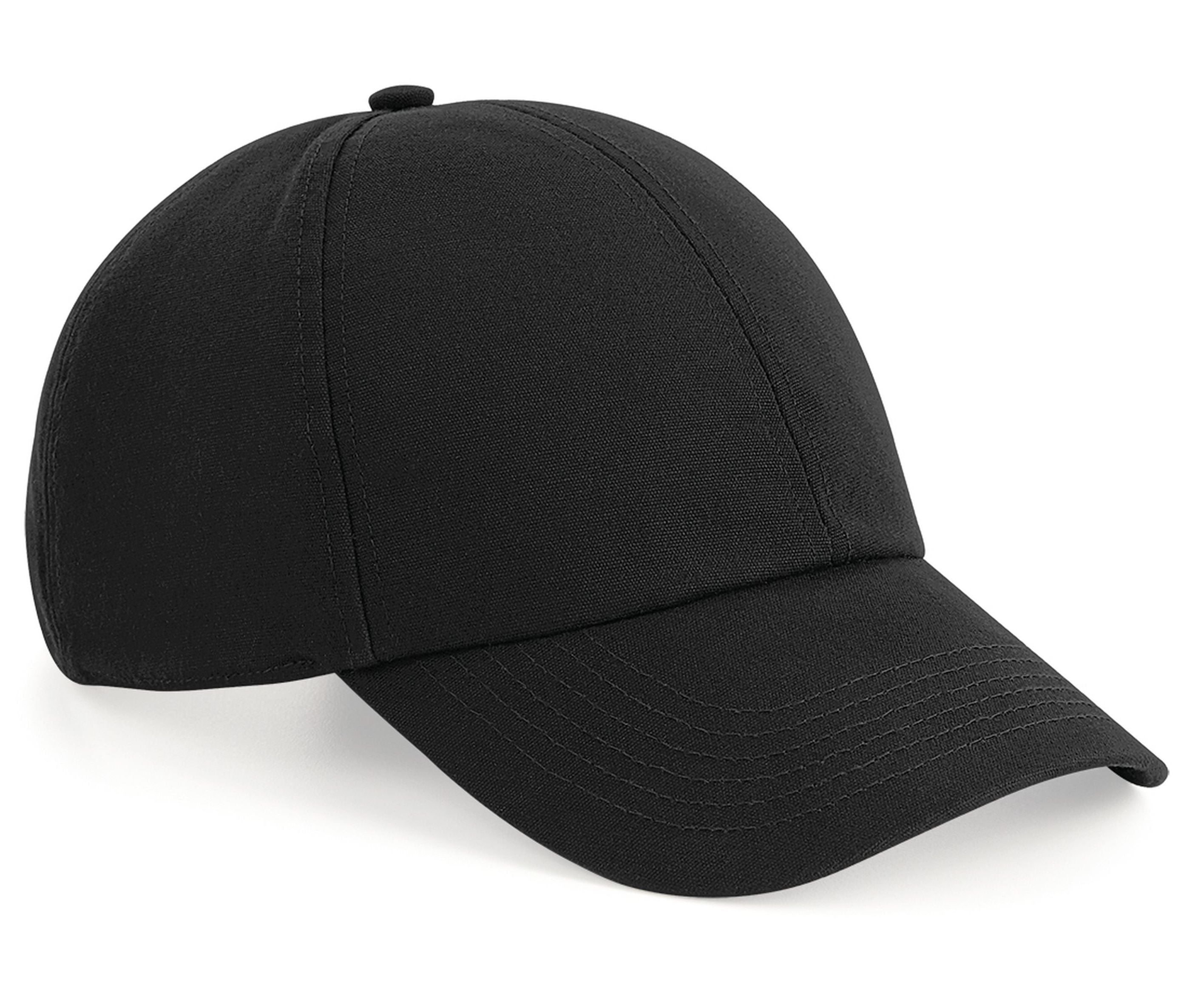 Casquette 6 Pans en Coton Organique - Black