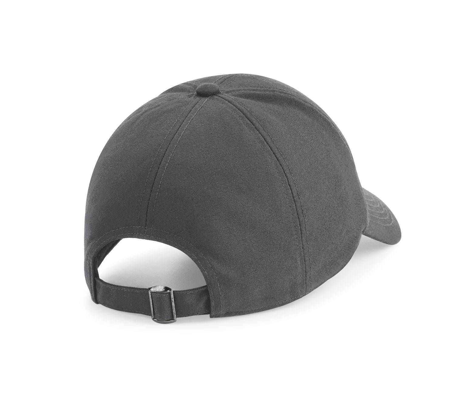 Casquette 6 Pans en Coton Organique - Graphite Grey