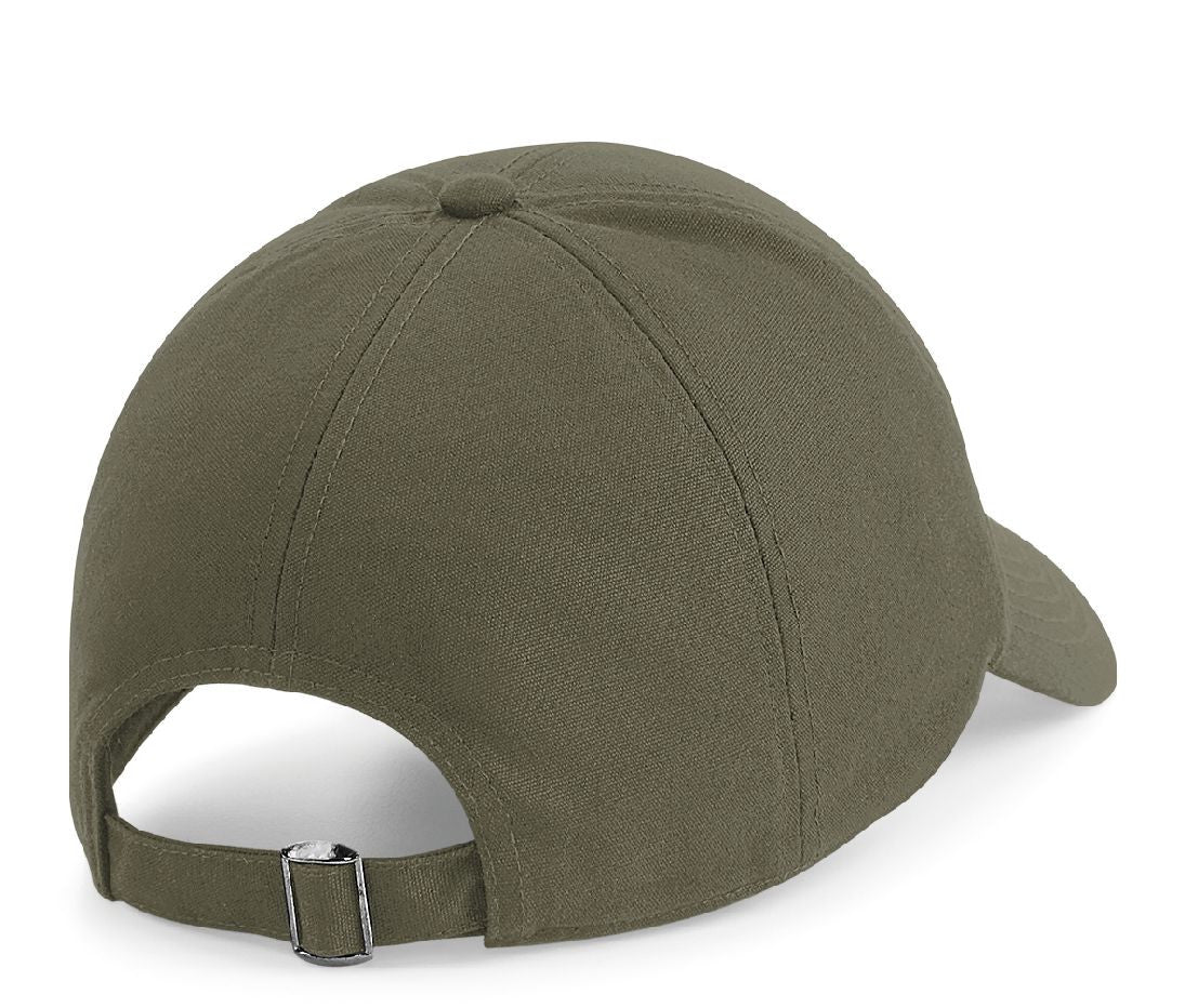 Casquette 6 Pans en Coton Organique - Olive Green