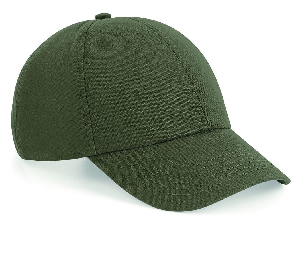 Casquette 6 Pans en Coton Organique - Olive Green