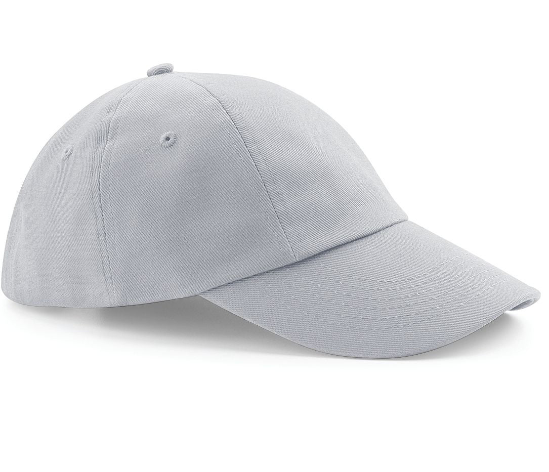 Casquette Basse en Coton Sergé Lourd - Light Grey