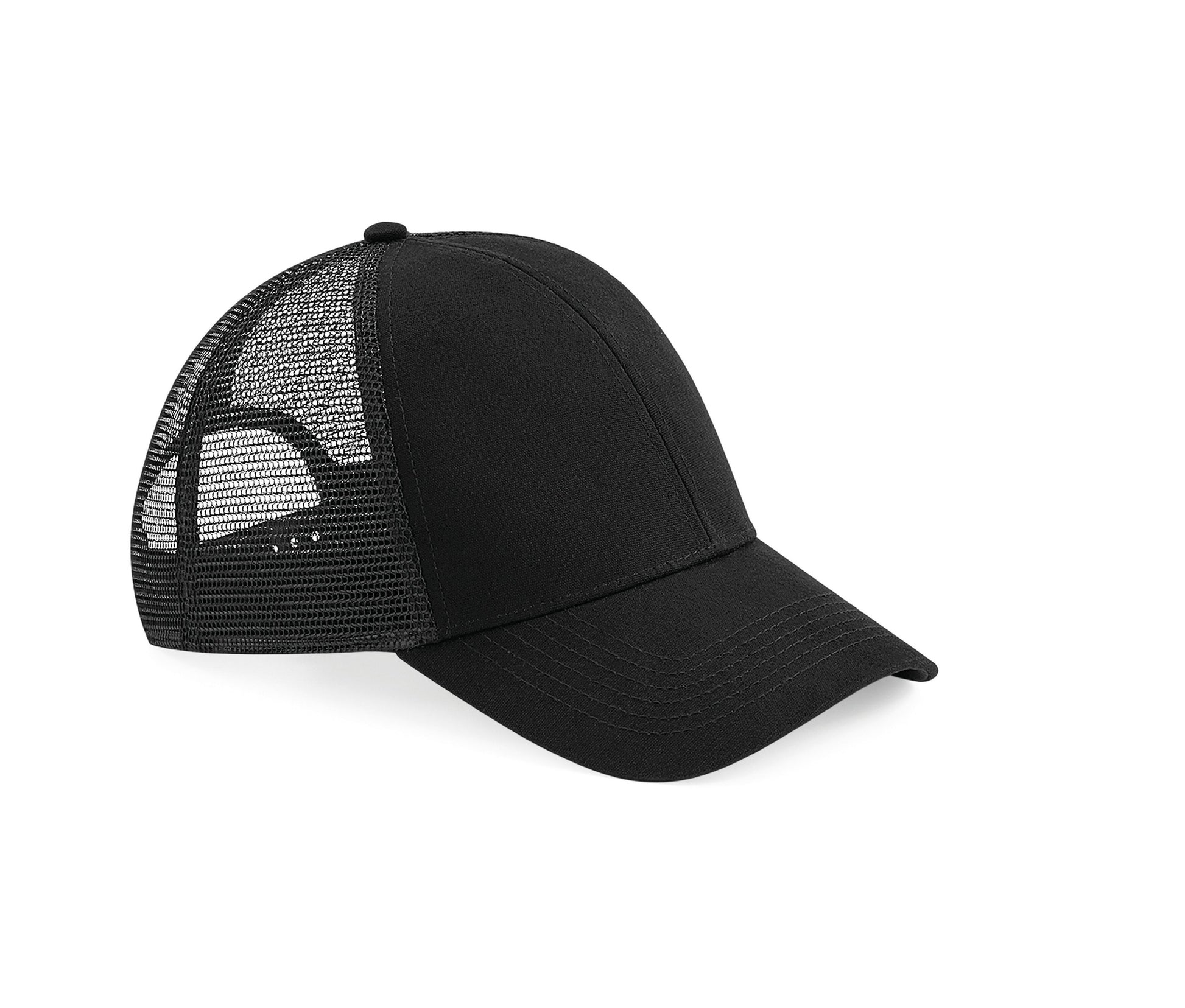 Casquette Filet en Coton Organique - Black