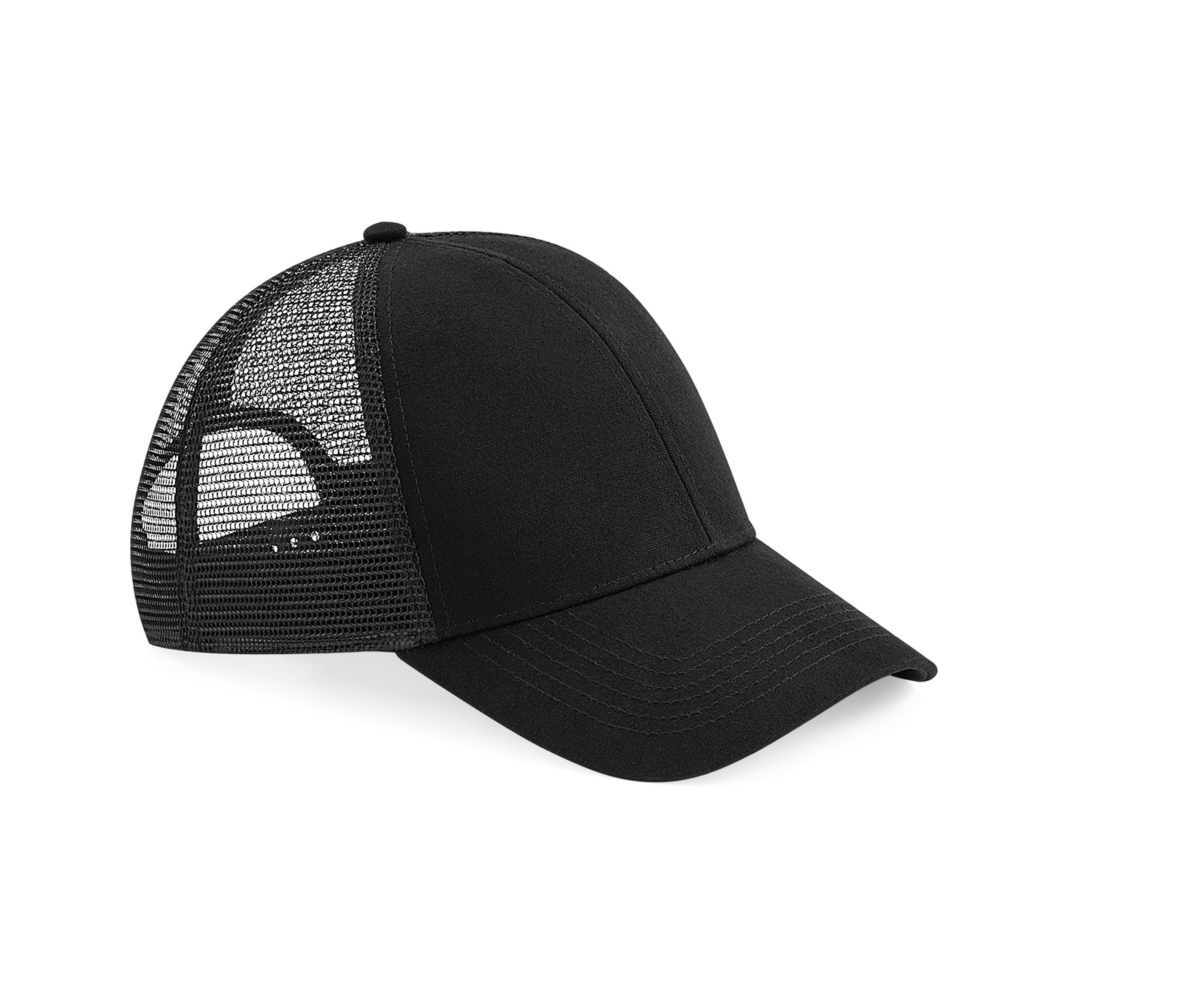 Casquette Filet en Coton Organique - Black
