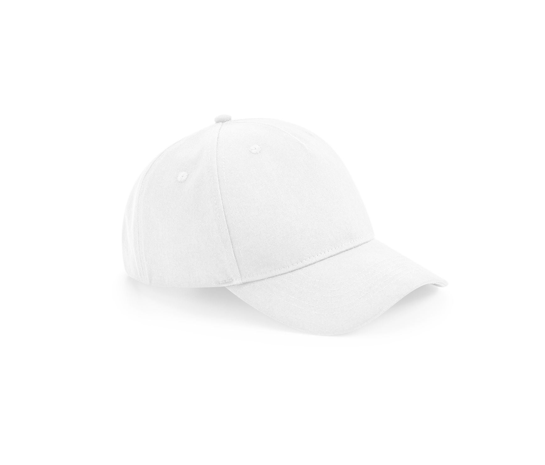 Casquette 5 Pans en Coton Organique - White