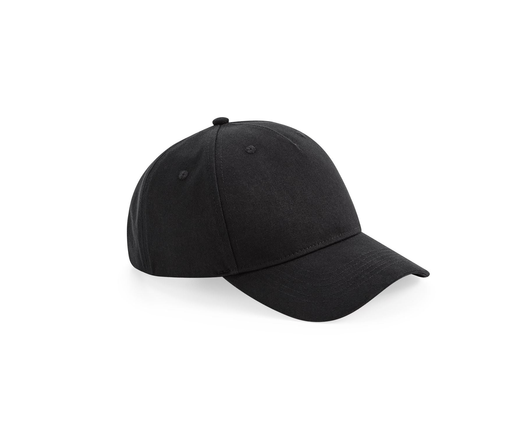 Casquette 5 Pans en Coton Organique - Black