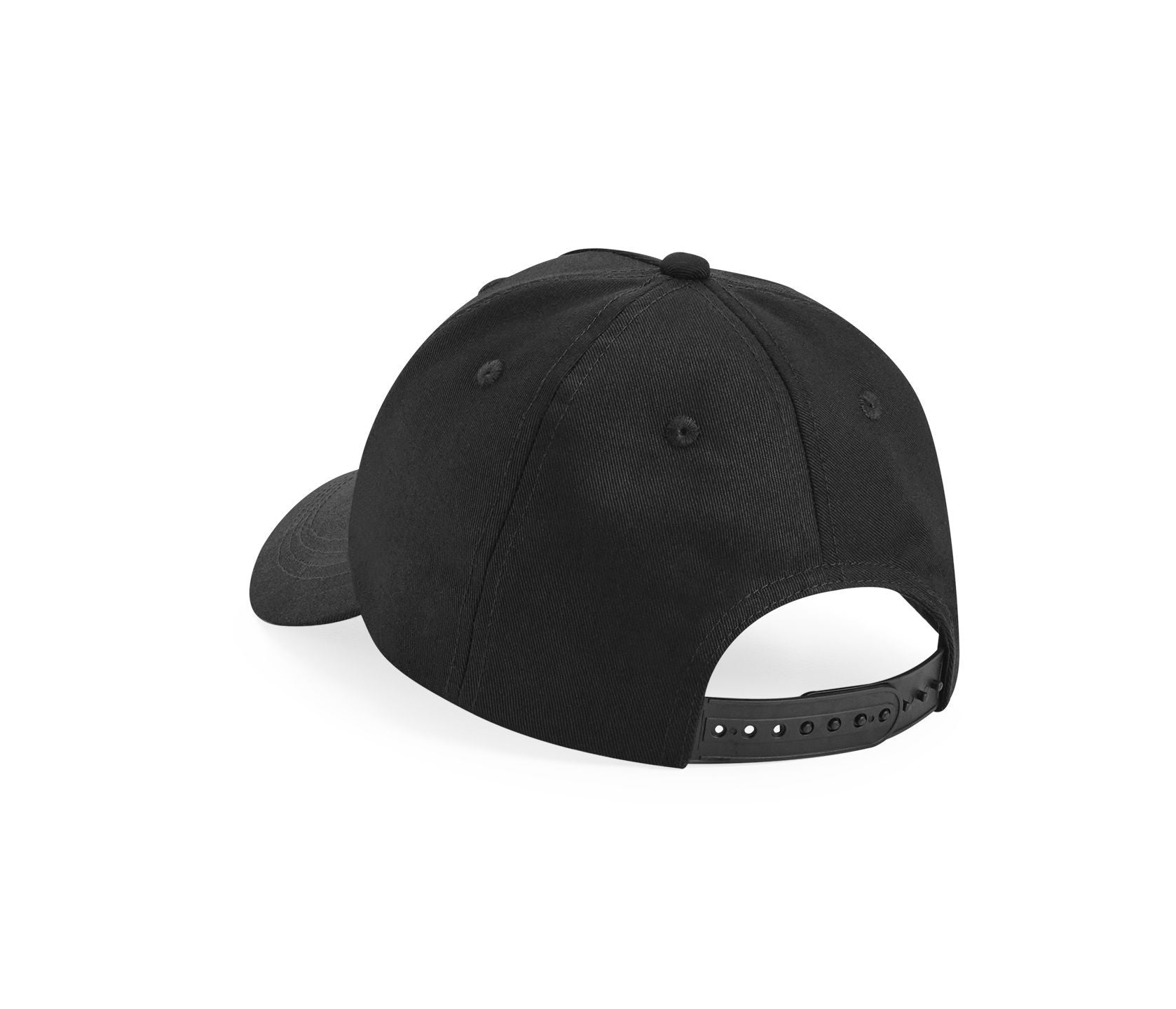 Casquette Enfant 5 Pans en Coton Organique - Black