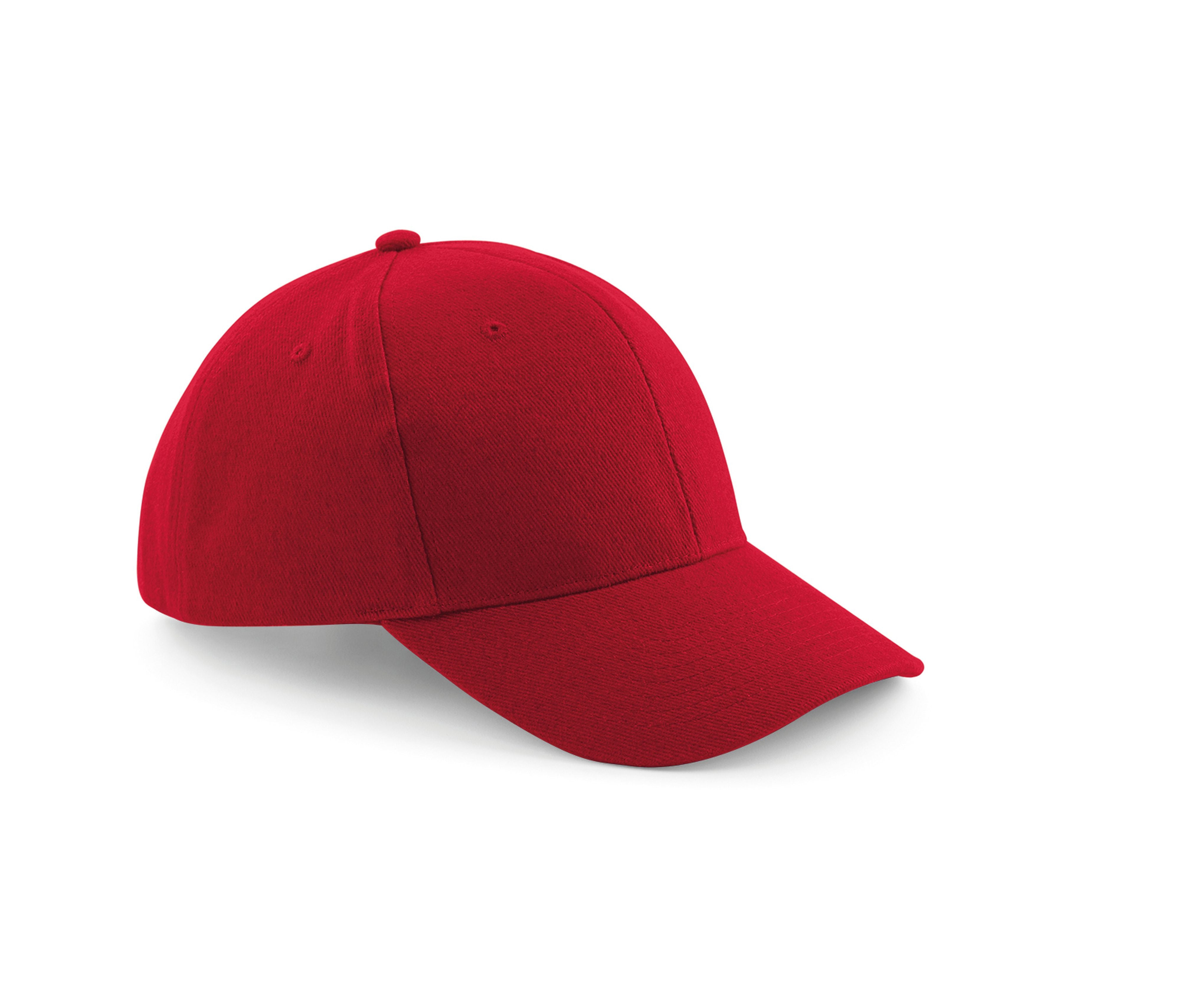 Casquette Pro-Style 6 Pans - Classic Red
