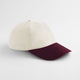 Natural/burgundy