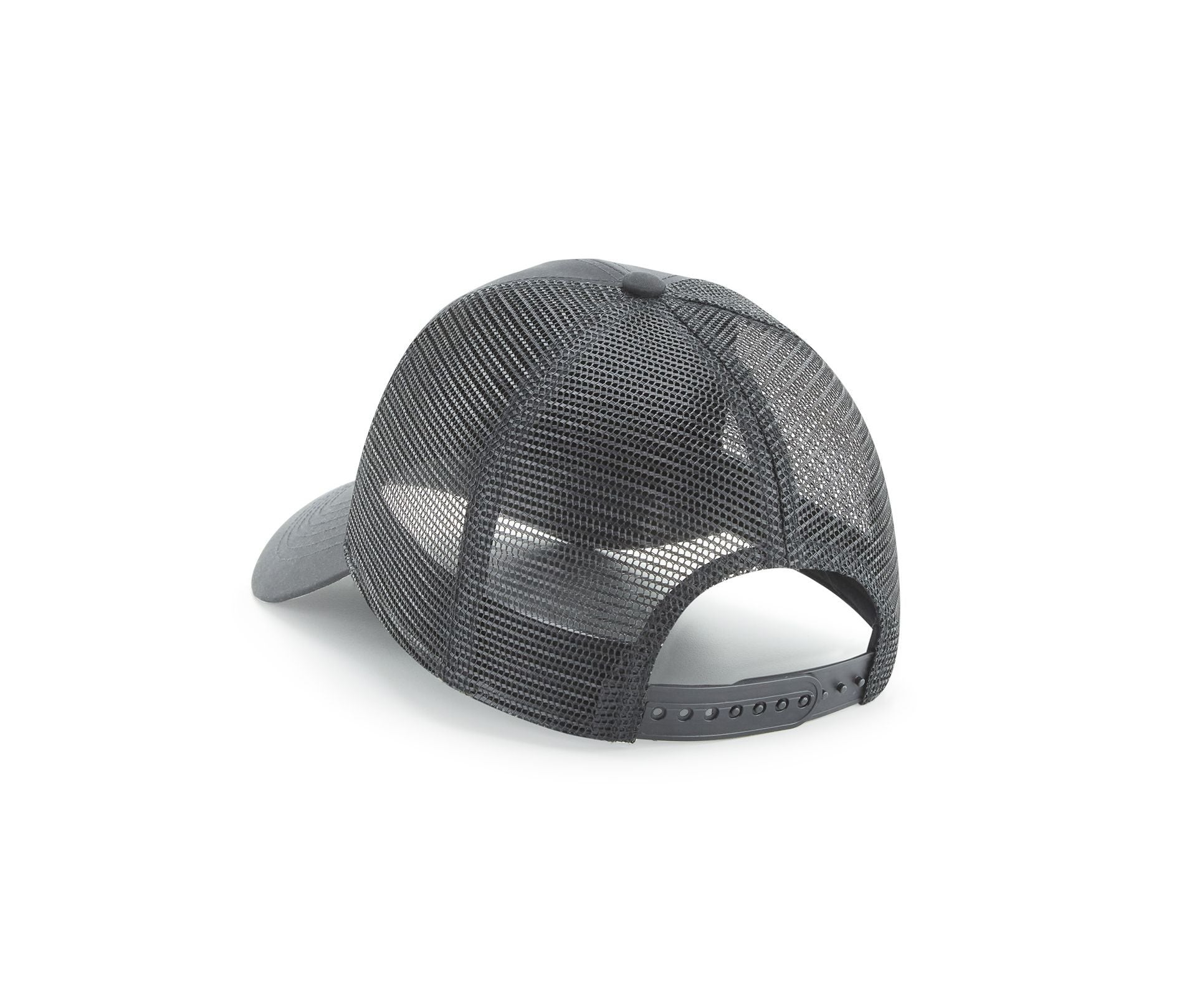 Casquette 6 Pans Style Trucker en Polyester Recyclé - Graphite Grey